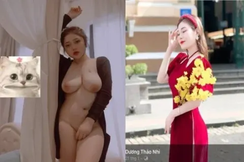 Poster of Dương Thảo Nhi khoe vú khủng, nhìn là nứng ngay