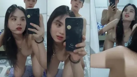 Poster of Em gái da trắng lộ clip sex khi chia tay p4