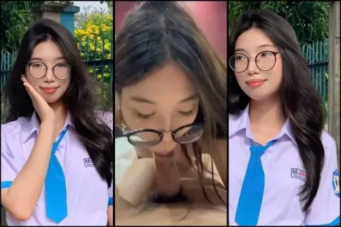 Poster of [Hot] Hoàng Thanh Vy Hxinh Hùng Vương non tơ kính cận lộ full clip địt nhau dâm dục với anh trai mưa