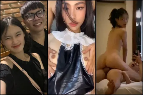 Poster of [Hot] Thiên An sinh viên ĐH Hồng Bàng mặt cực xinh lộ clip địt nhau khẩu dâm với nyc siêu nứng