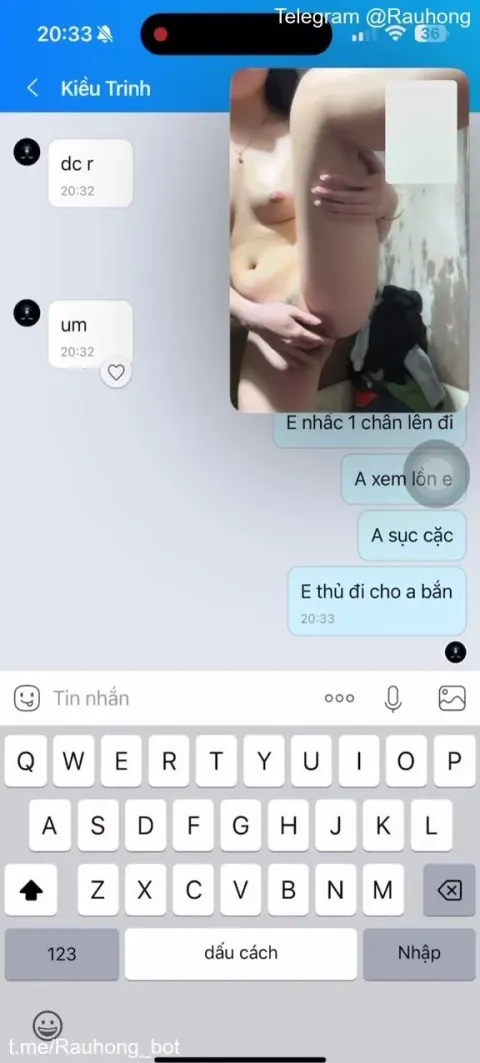 Poster of Kiều Trinh call sex thủ dâm cho bạn trai xem 4