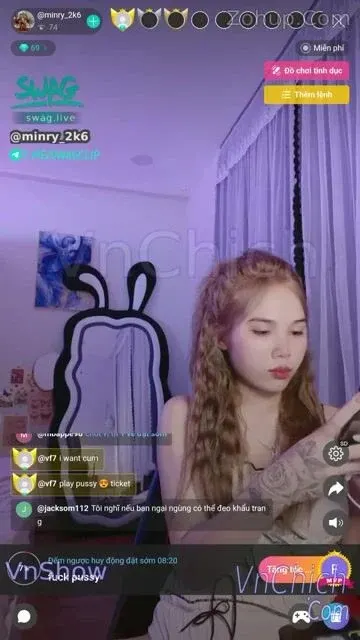 Poster of Minry2k6 ngồi thủ dâm cùng cây sextoys ~ SWAGCLIP