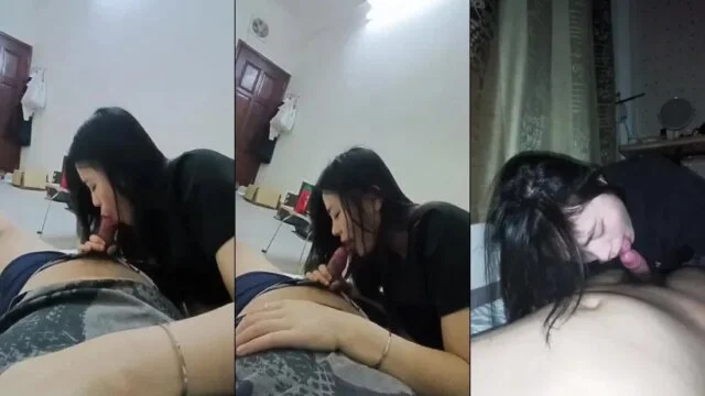 Đi làm về chưa kịp cởi đồ mà em đã lao vào mút