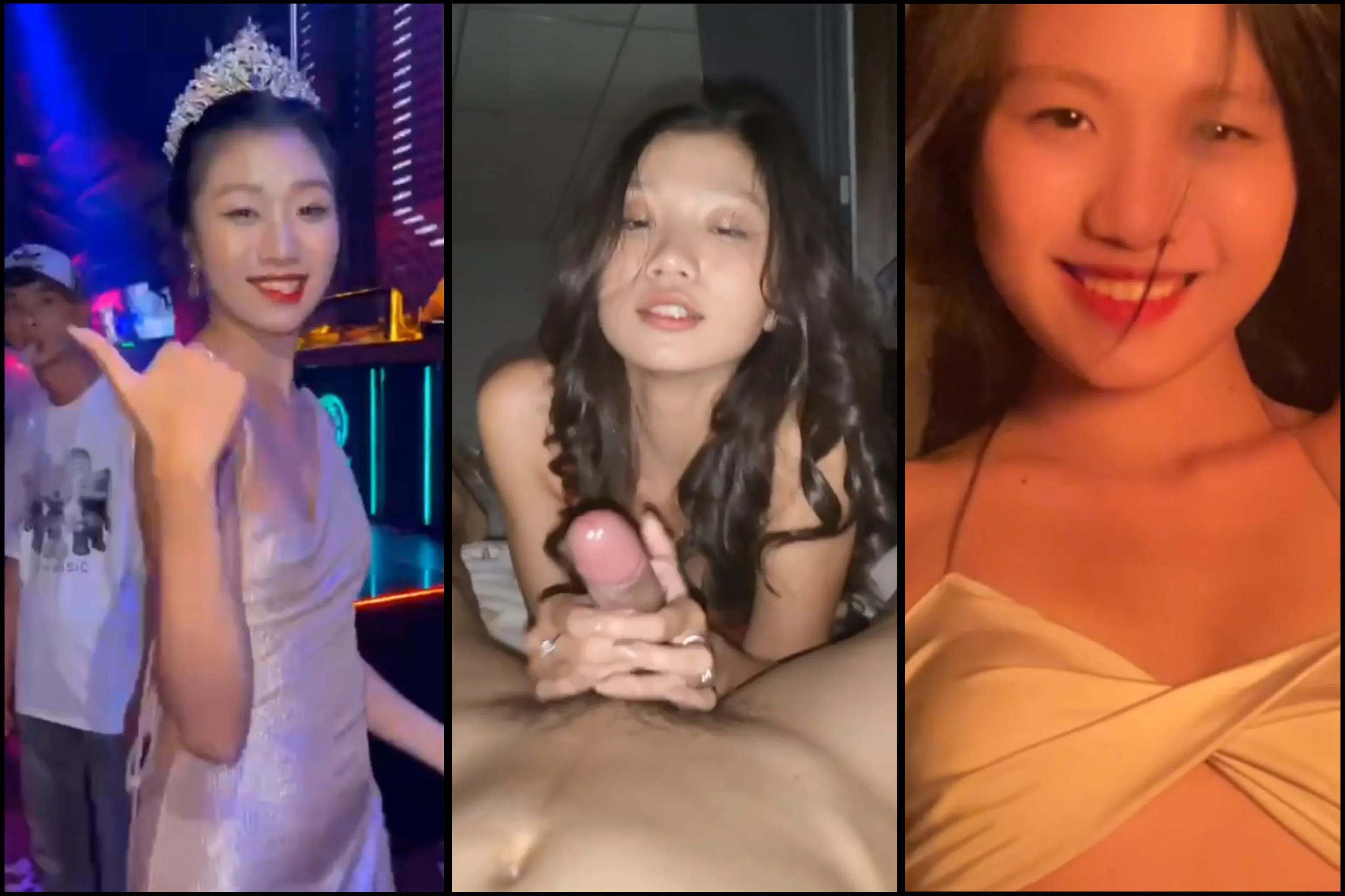 [Hot] Thảo Trâm 2k5 sinh viên ăn chơi đi bar bủng bị gạ địt tung lồn bú cu nuốt tinh như nước