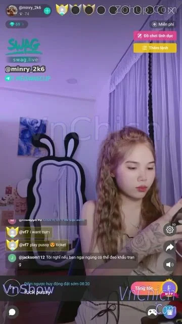 Minry2k6 ngồi thủ dâm cùng cây sextoys ~ SWAGCLIP